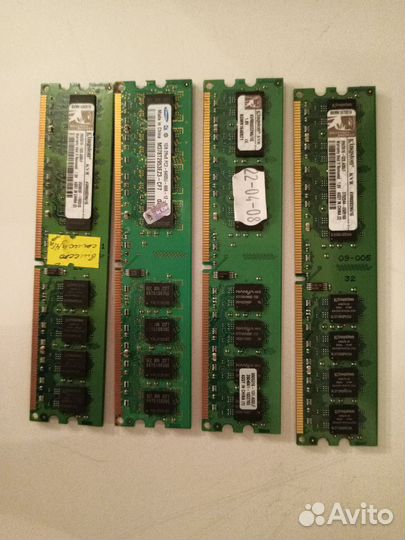 Оперативная память ddr2 Kingston Samsung