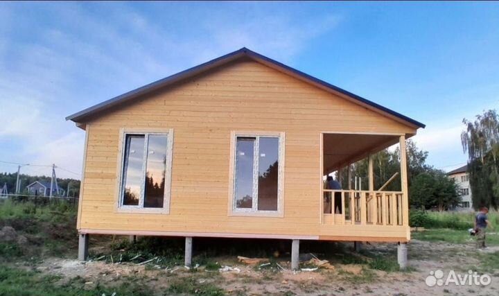 Дачный дом 6х8м утеплённый вариант