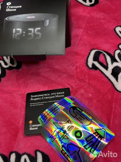 Яндекс станция алиса мини с часами