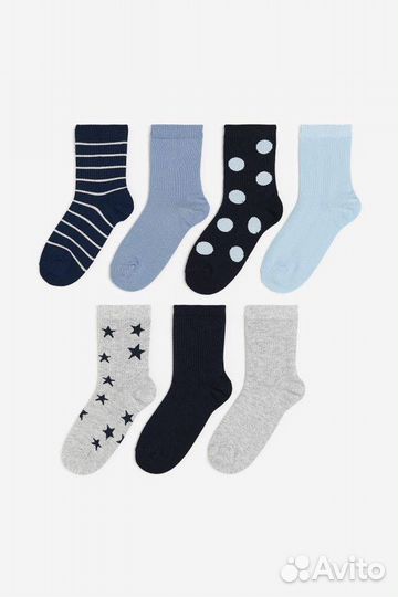 Носки 7 пар h&m 37/39, 40/42