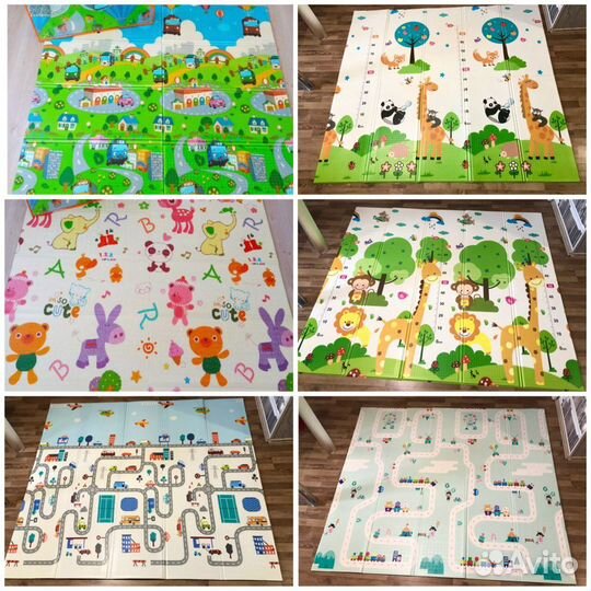 Детский коврик термоковрик для ползания