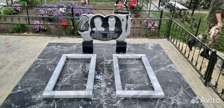 Памятники, оградки, укладка плитки