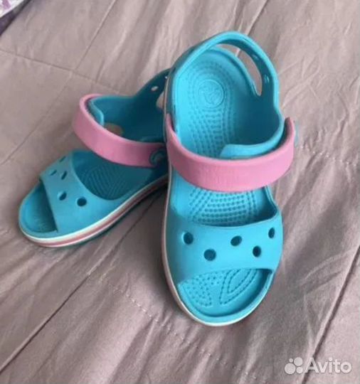 Сандалии crocs для девочки C 8 23 размер