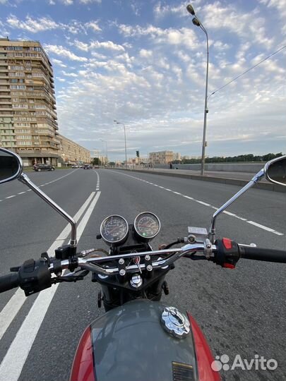 Combat 400 - Honda cb400ss 2018г скремблер +номер