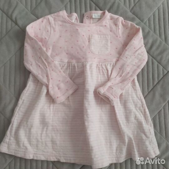 Одежда для девочки пакетом (платья) 80 р-р