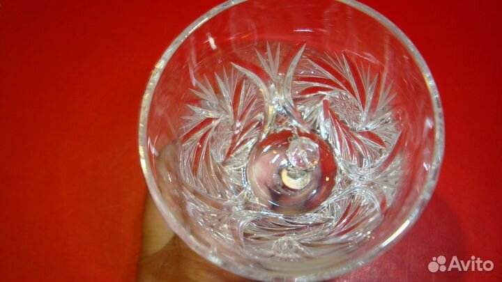 Вызывной колокольчик из богемского хрусталя