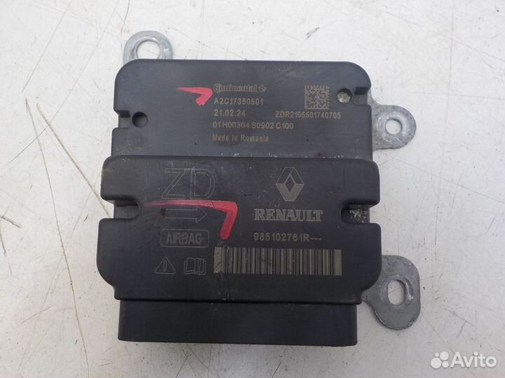 Блок управления подушками безопасности Renault Log