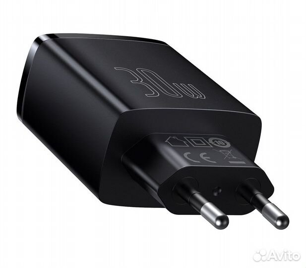 Зарядное устройство baseus Compact Quick Charger 2