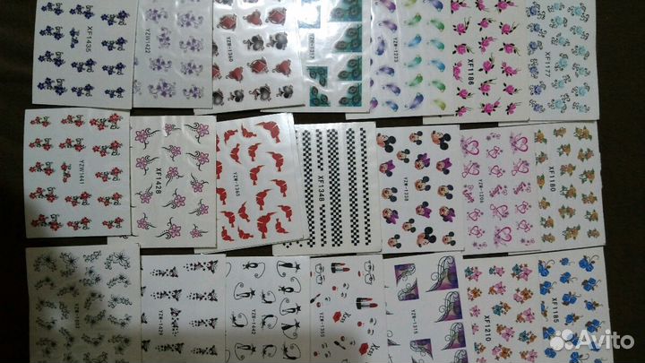 Наклейки для ногтей. Маникюр