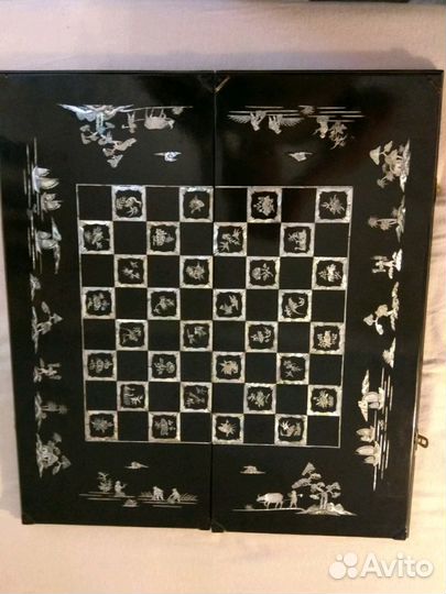 Нарды, шашки, шахматы, перламутр, Вьетнам