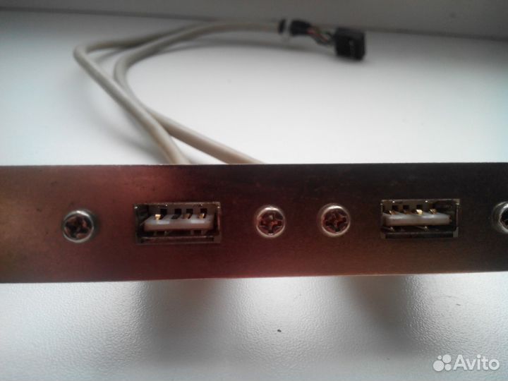 Планка в сист. блок на 2 USB 2.0, ccusbreceptacle
