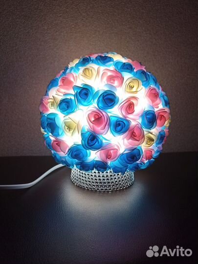 Светильник букет из фоамирана