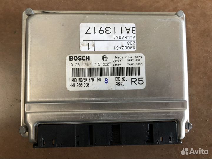 Блок управления двигателя Рендж ровер