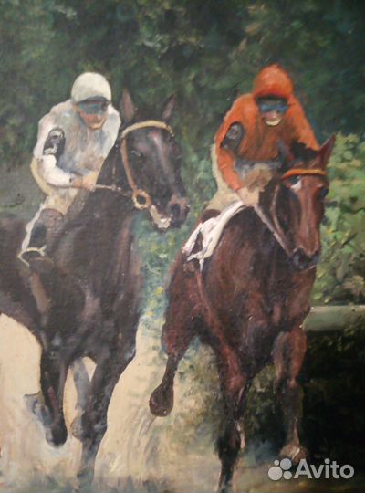 Картина маслом на холсте смотрите больше в профиле