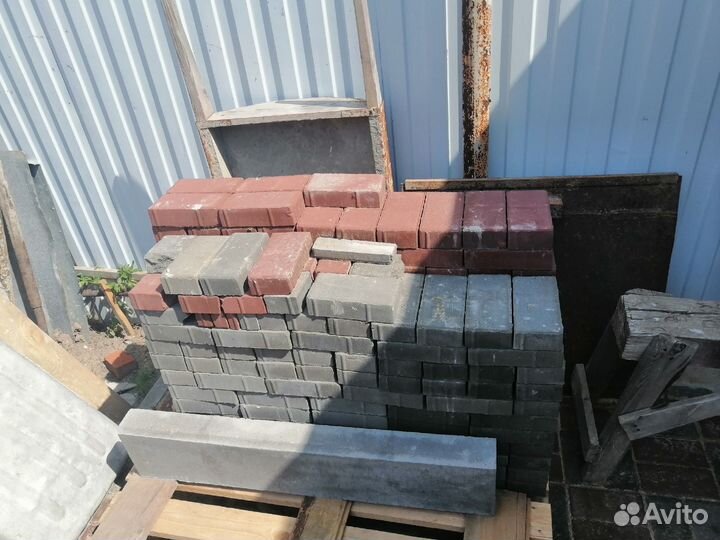 Бордюр тротуарный 1000х200х80, Брусчатка, Брус