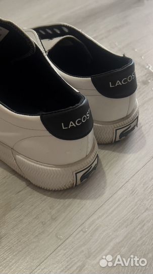 Кроссовки женские lacoste белые