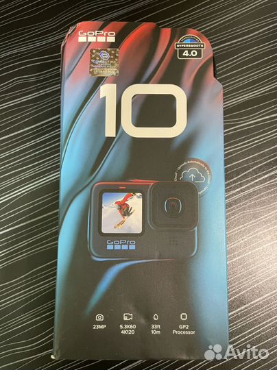 Экшн-камера GoPro hero 10 черный