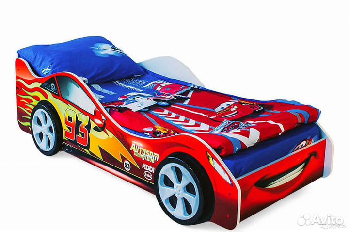 Детская кровать-машина Бельмарко Тачка красная