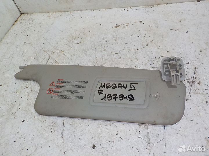 Козырек renault megane 2 передний правый