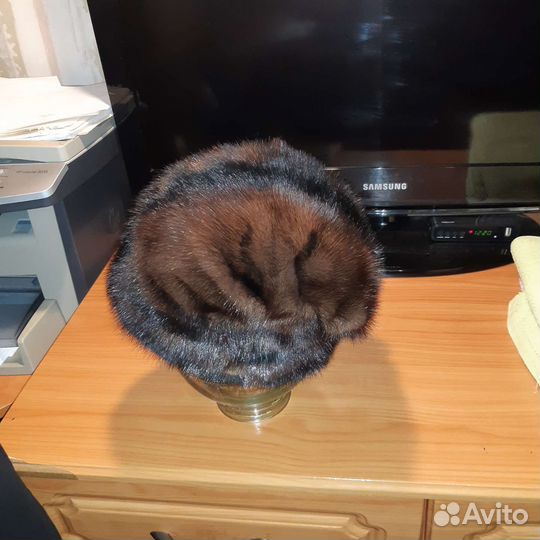 Шапка норковая женская