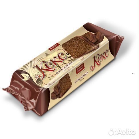 Опт - Кекс Русский Бисквит c Шоколадным вкусом 22