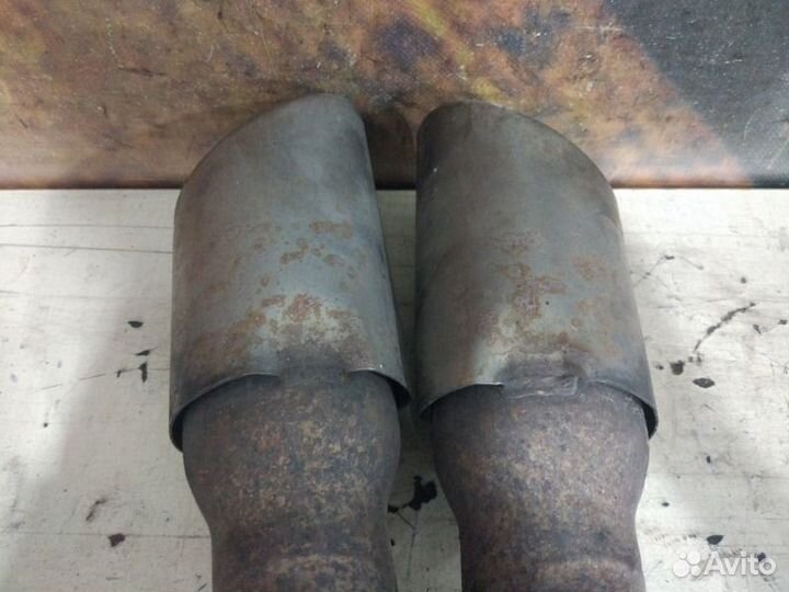 Накладка на глушитель Audi Q7 4L BAR 2006