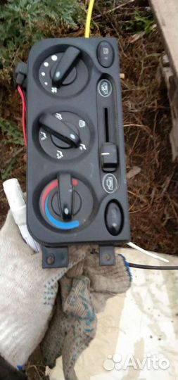 Блок управления печкой деу матиз с кондиционером