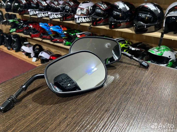 Зеркала на мото 8mm черные