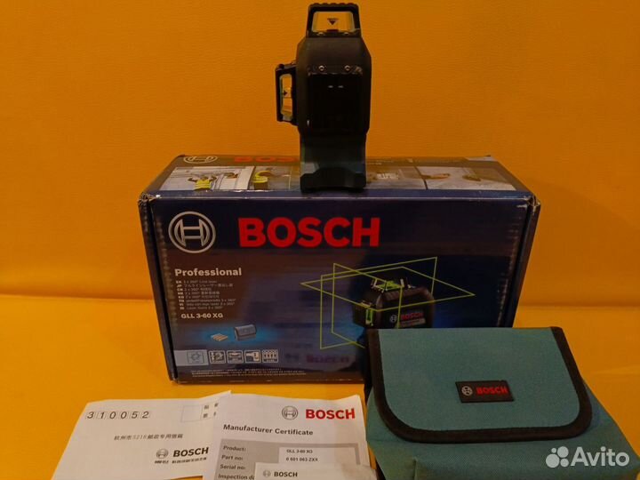 Лазерный нивелир Bosch GLL 3-60 XG