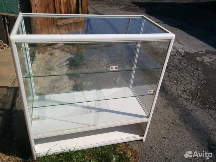 Прилавок торговый стеклянный бу