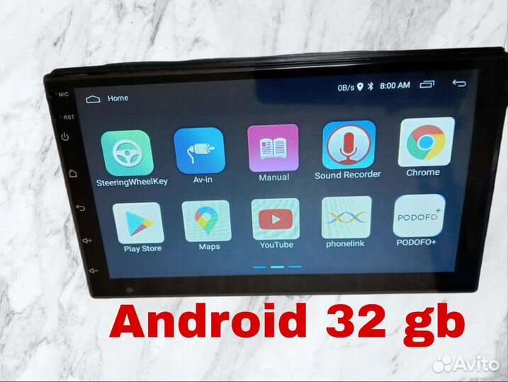 Магнитола 2din android 32gb навигация новая