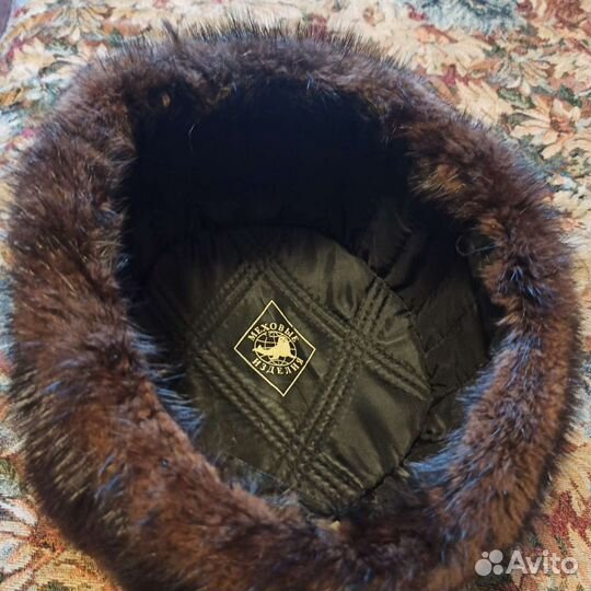 Мужская норковая шапка