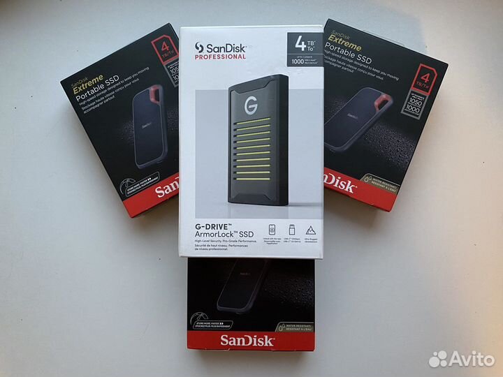 Sandisk Extreme Portable SSD 4Tb V2 новый