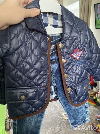 Пиджак, джинсы