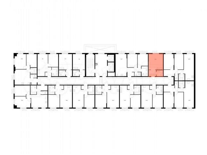 Квартира-студия, 23,6 м², 8/9 эт.