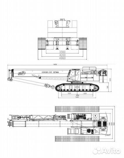 Гусеничный кран Zoomlion ZCT600V, 2024