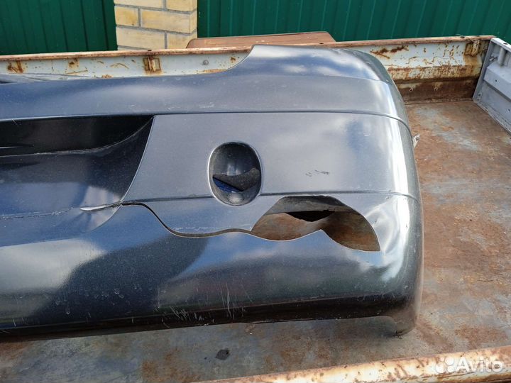 Бампер задний рено логан