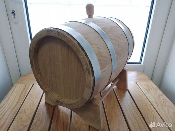 Бочка дубовая 10л с обжигом