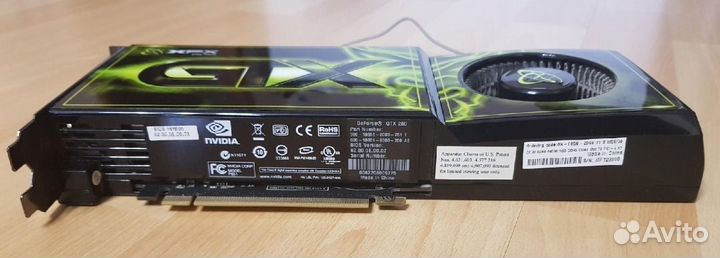 Видеокарта XFX GeForce GTX 280 1GB