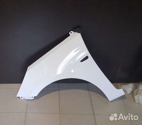Крыло Hyundai Solaris 11-17 переднее левое белое