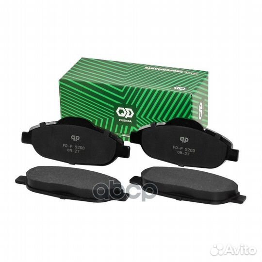 Колодки тормозные дисковые fd-p9200 pilenga