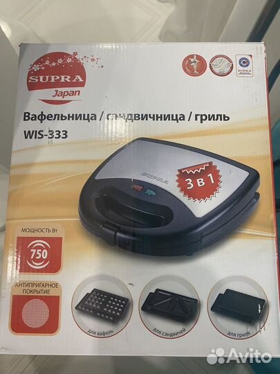 Вафельница новая