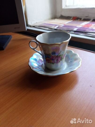 Чашка для кофе с блюдцем