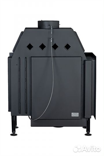 Камин Экокамин Альфа 1000 L два стекла левая