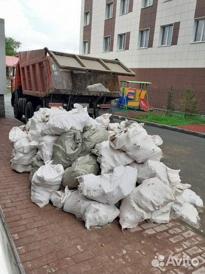 Вывоз мусора/вывоз старой мебели. 2 тонны 12 кубов