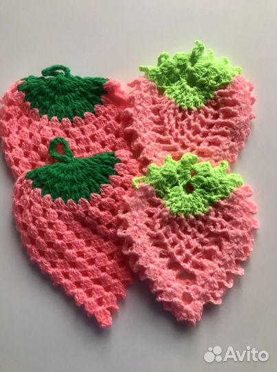 Прихватки «Ягодки», ручной работы. Отличный подаро