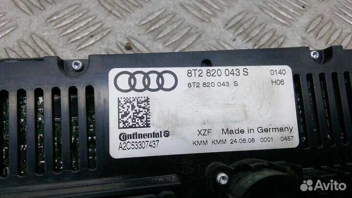 Блок управления климатической установкой Audi A4/R