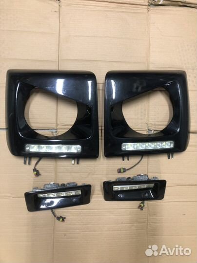 Мерседес w 463. Коплект очки маски с ходовыми