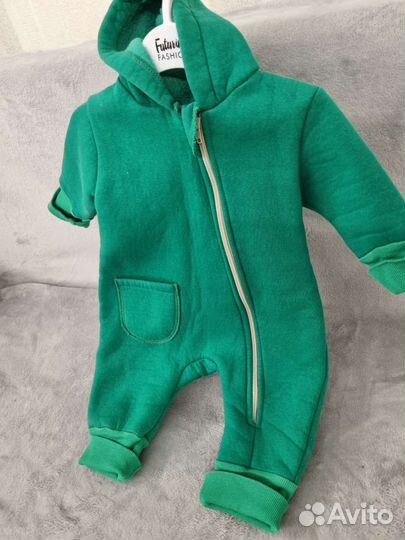 Детский флисовый комбинезон 80