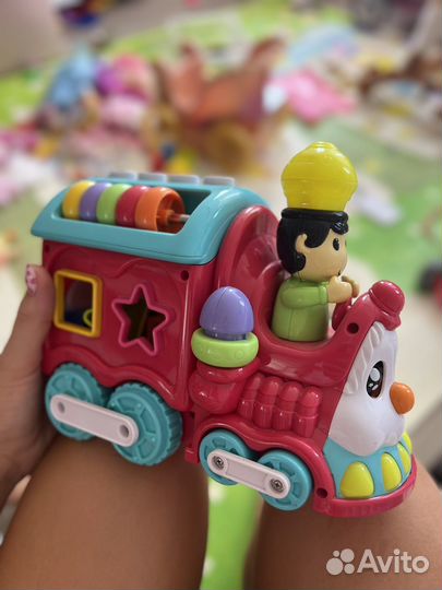 Паровоз музыкальный сортер